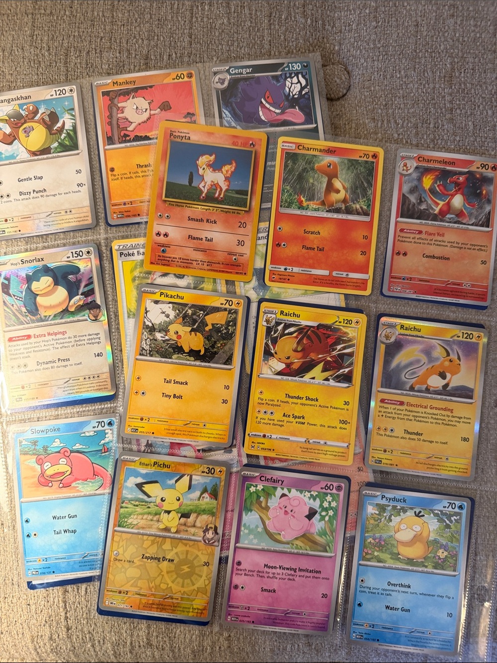 Pokémon TCG Fan Favorites Card Lot | Pikachu Gengar Snorlax + More